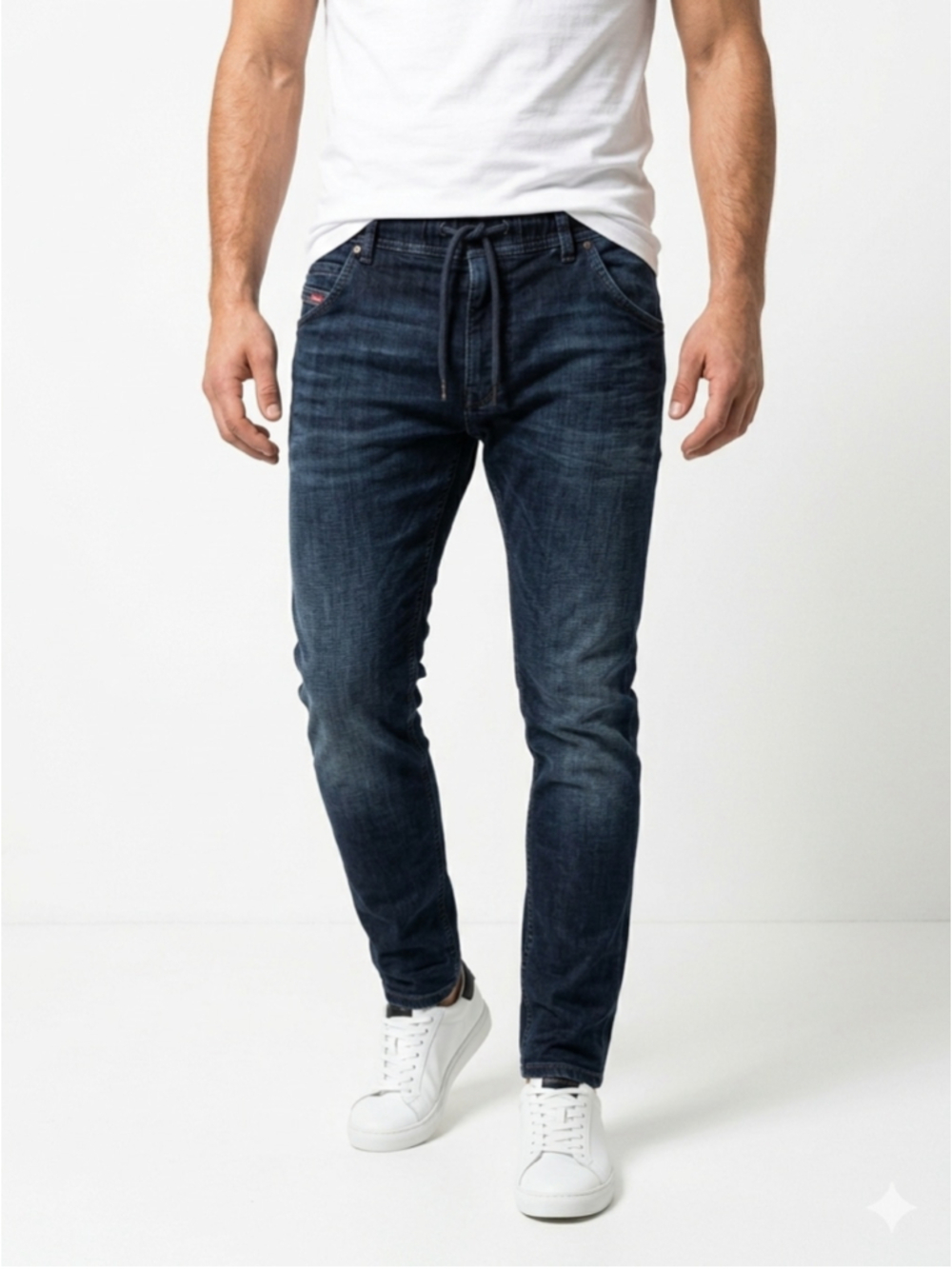 Diesel Krooley-NE JoggJeans Men's Tapered Denim Jogger Pants Dark Wash Sz 38 918